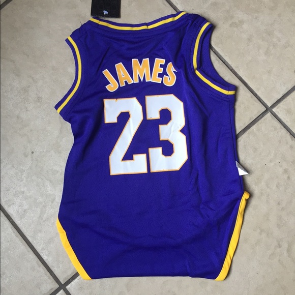 Black Friday sales!!!James Lakers Purple Baby Infant Jersey - Picture 1 of 2
